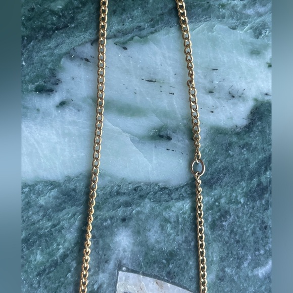 Vintage Sarah Coventry Necklace Delicate Gold Tone Filigree with Faux Pearl - Picture 3 of 6